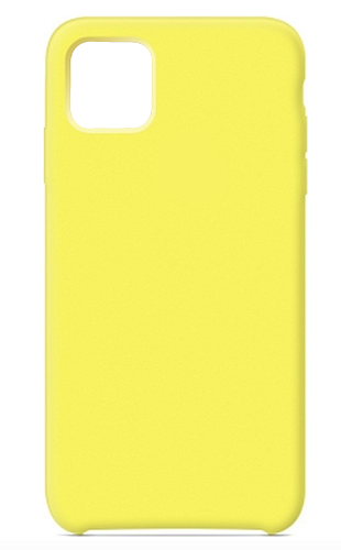 Чехол - накладка для iPhone 12 mini (5.4), Silicon Case, желтый