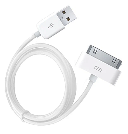 USB дата кабель для iPhone 4/4S, белый
