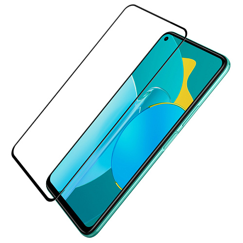 Защитное стекло на Honor 30S/Huawei Nova 10Z, 9D, черный, X-CASE