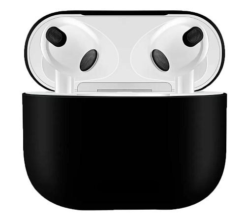 Чехол силиконовый для Airpods 3 case, X-CASE, черный