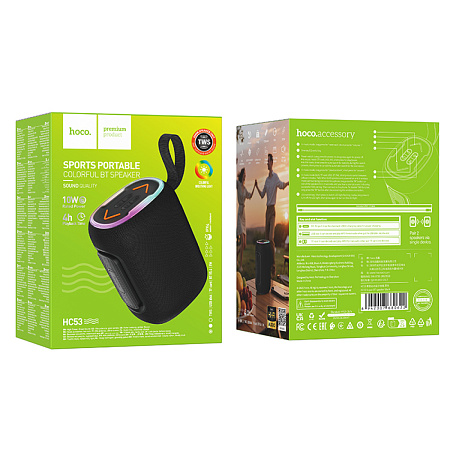 Колонка HC53 Suyun BlueTooth динамик, HOCO, черный