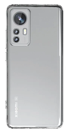 Чехол силиконовый для Xiaomi 12/12X, X-CASE, прозрачный