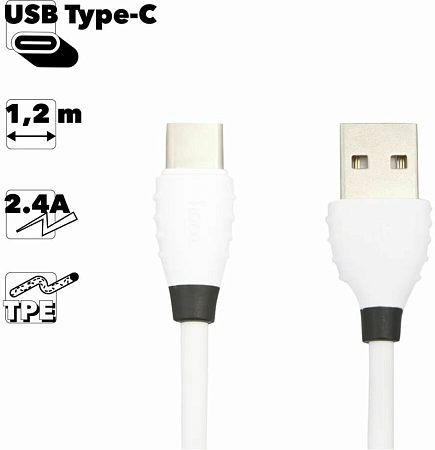 USB Кабель Type-C, HOCO, X27, 1.2m, белый