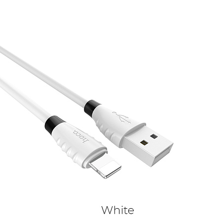 USB дата кабель Lightning, HOCO, X27, 1.2m, белый