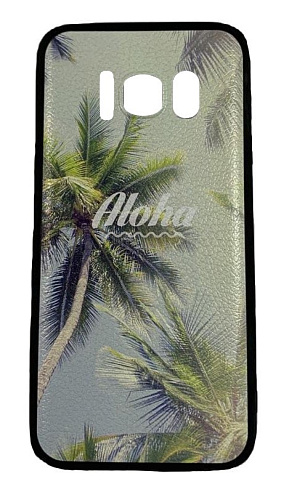 Чехол силиконовый для Samsung G955, Galaxy S8 Plus, HOCO, с дизайном пальмы