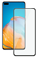 Защитное стекло на Huawei P40 Pro/P40 Pro +, полный клей, черный, X-CASE