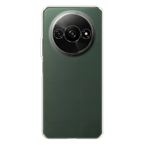 Чехол силиконовый для Xiaomi Redmi A3 (4G) / A3X / Poco C61 (4G), c защитой камеры, X-CASE, прозрачный
