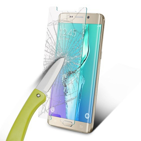 Защитное стекло на Samsung G928F, Galaxy S6 Edge Plus, прозрачное, X-CASE
