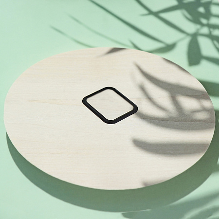 Защитное стекло на Apple Watch, 40mm, полный клей, прозрачное с черной рамкой