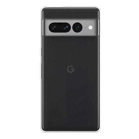 Чехол силиконовый для Google Pixel 7 Pro, с защитой камеры, X-CASE, прозрачный