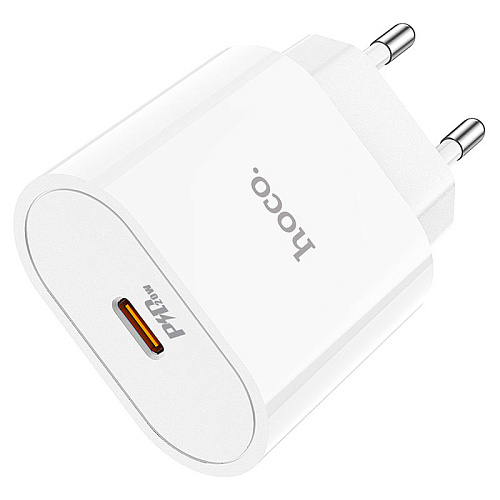 Сетевое зарядное устройство, 1 PD 20W (C94A), HOCO, белый