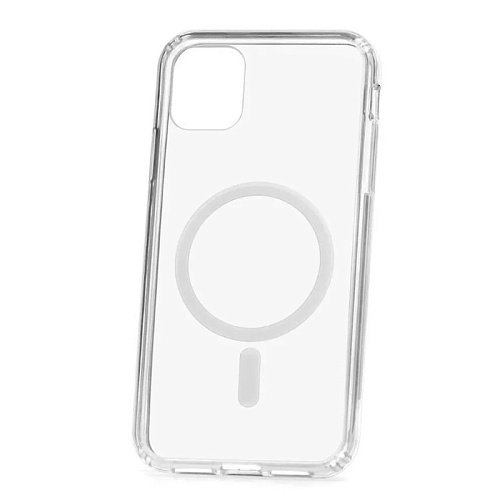 Чехол силиконовый для iPhone 11 (6.1), Магнитный (MagSafe), X-CASE, прозрачный