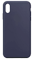 Чехол - накладка для iPhone XR, Silicon Case, без лого, темно-синий