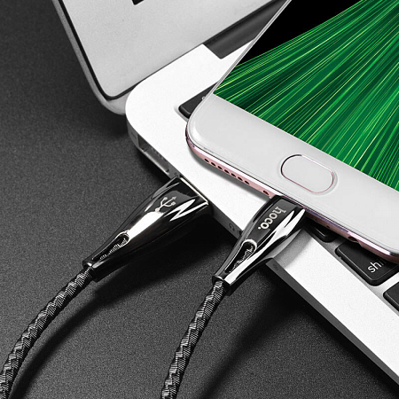USB Кабель Micro, HOCO, U56, черный