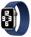 Ремешок на руку для Apple Watch 38/40/41 мм, нейлоновый эластичный №8, синий