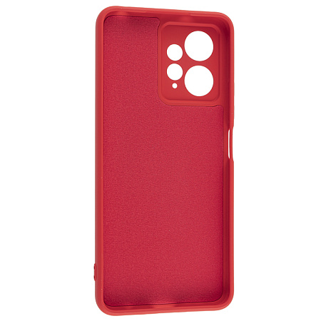Чехол силиконовый для Xiaomi Redmi Note 12 (4G), good quality, с защитой камеры, X-CASE, красный