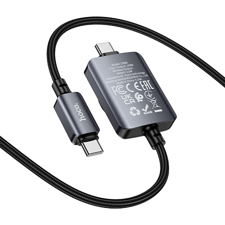 Беспроводное зарядное устройство, CW66 iWatch, Type-C, HOCO, с кабелем Type-C, черный