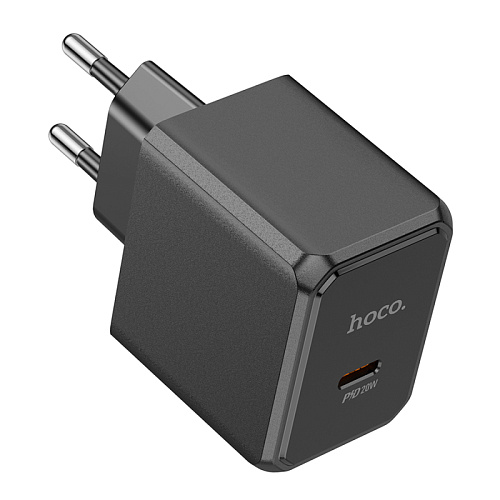 Сетевое зарядное устройство, 1 PD 20W (CS13A), HOCO, черный