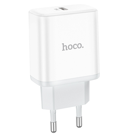 Сетевое зарядное устройство, 1 PD 20W (C104A), HOCO, белый