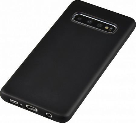 Чехол силиконовый для Samsung SM-G973, Galaxy S10, X-CASE, черный