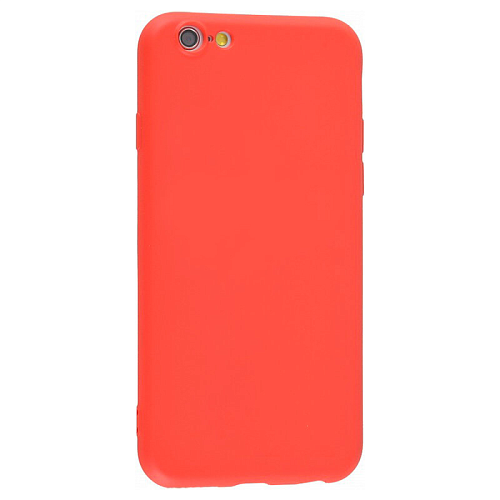 Чехол силиконовый для iPhone 6/6s,  good quality, X-CASE, красный
