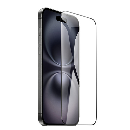 Защитное стекло для iPhone 15/16, A777, HOCO, HD, рамка черная