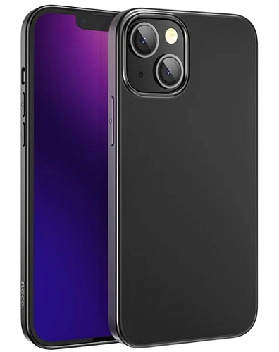 Чехол силиконовый для iPhone 14 Plus, HOCO, Fascination case, черный