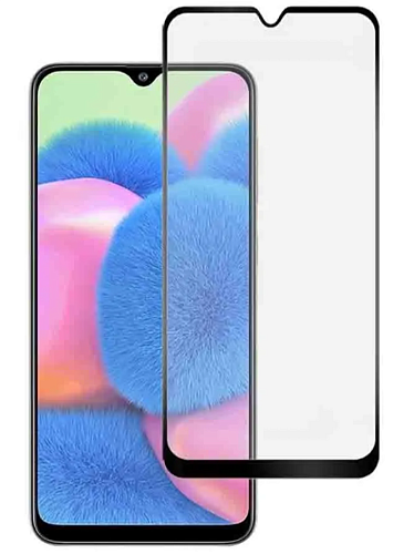 Защитное стекло на Samsung Galaxy M20, 5D, черный, X-CASE