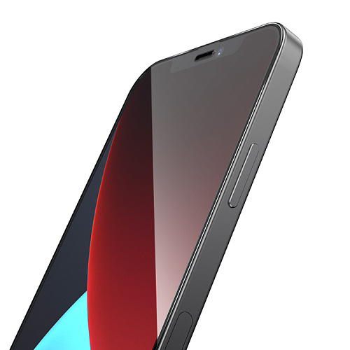 Защитное стекло на iPhone 12 (6.1)/12 Pro (6.1) G12, HOCO, Full screen HD 5D large arc tempered glass, черное