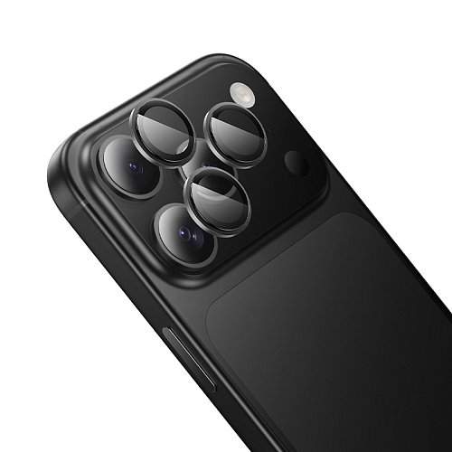 Защитное стекло для iPhone 17 Pro/17 Pro Max, V14, HOCO, на заднюю камеру, черный