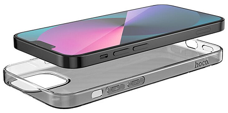 Чехол силиконовый для iPhone 13 Pro Max (6.7), Light series TPU, HOCO, прозрачный