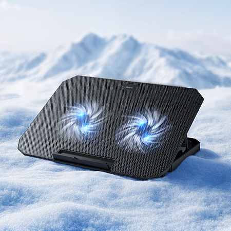 Подставка для ноутбука, GA4, HOCO, с охлаждением, вес: 840 г, черный