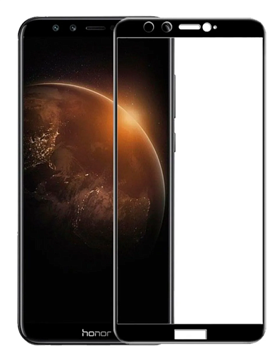 Защитное стекло на Honor 9 Lite, 9D, черное, X-CASE