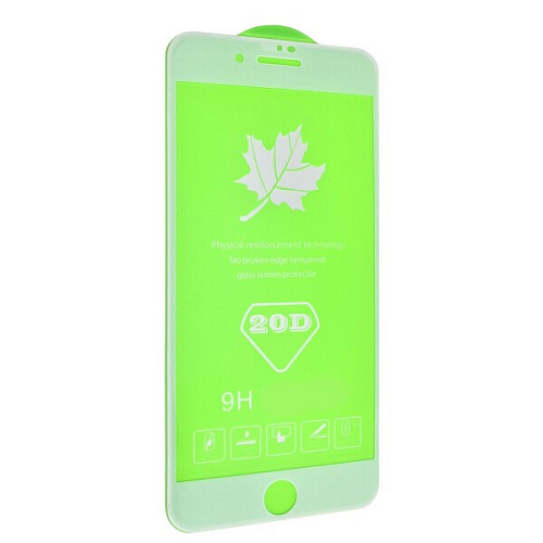 Защитное стекло на iPhone 6/6S, 20D, белое, X-CASE