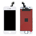 Дисплей iPhone 5S в сборе с тачскрином (белый), LCD
