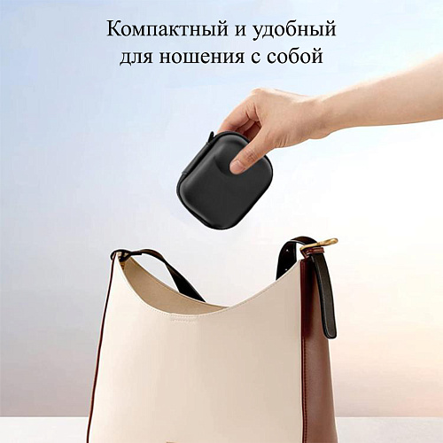 Сумка - чехол для экшн камеры DJI Osmo 360 с карабином, PULUZ, черный