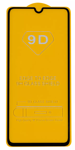 Защитное стекло на Samsung Galaxy A42 (4G)/M42, 9D, черный, X-CASE