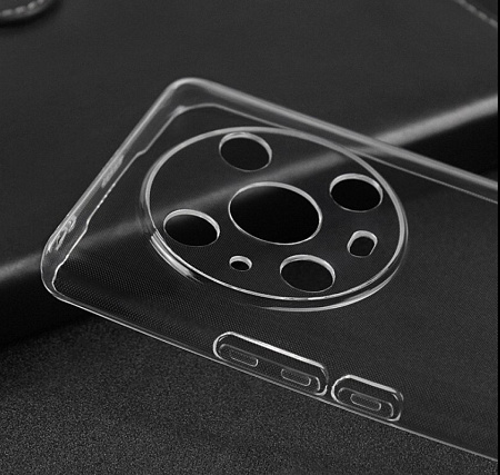 Чехол силиконовый для Huawei Magic 4 Pro, с защитой камеры, X-CASE, прозрачный