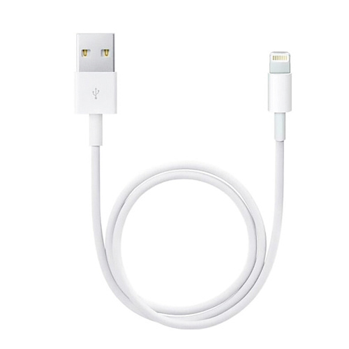USB дата кабель Lighting, белый