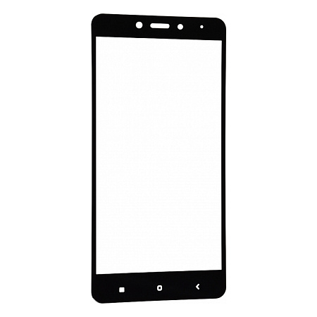 Защитное стекло на Xiaomi Redmi Note 4, 9D, черный, X-CASE