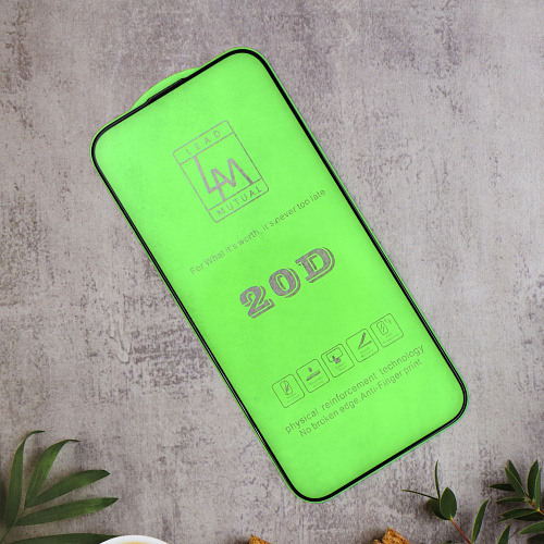 Защитное стекло на iPhone 16 Pro/17, 20D, черное, X-CASE