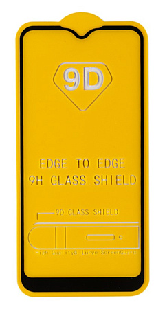 Защитное стекло на Samsung Galaxy A01/A40, 9D, черное, X-CASE