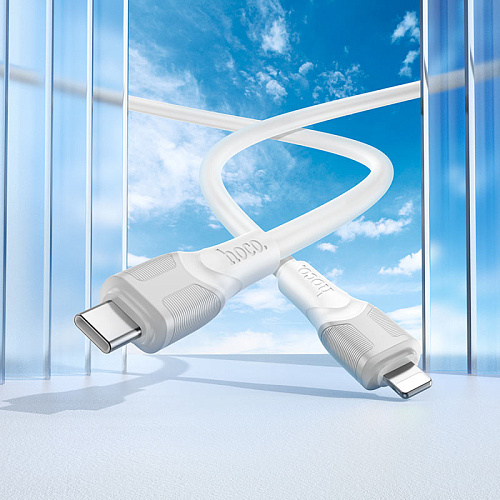 Кабель Lightning to Type-C (PD), HOCO, X106, 3м, белый