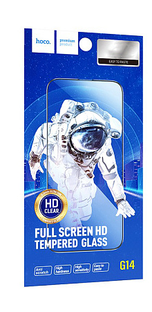    iPhone X/XS/11 Pro (G14), HOCO, Guardian shield series full-screen HD tempered glass, 