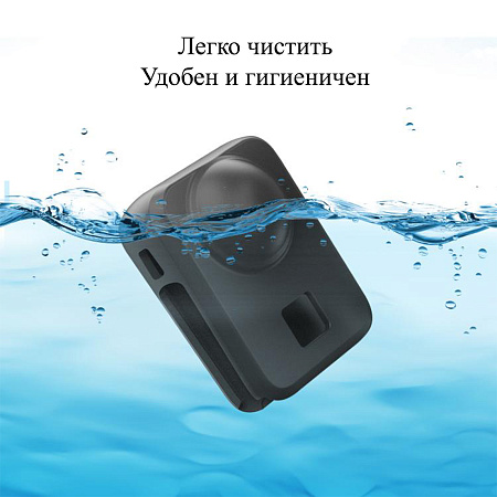 Силиконовый чехол для экшн камеры DJI Osmo 360, PULUZ, черный