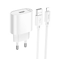 Сетевое зарядное устройство, 1 USB 10.5W (C109A), HOCO, Lightning, белый