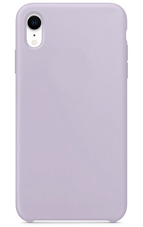 Чехол - накладка для iPhone XR, Silicon Case, светло-сиреневый