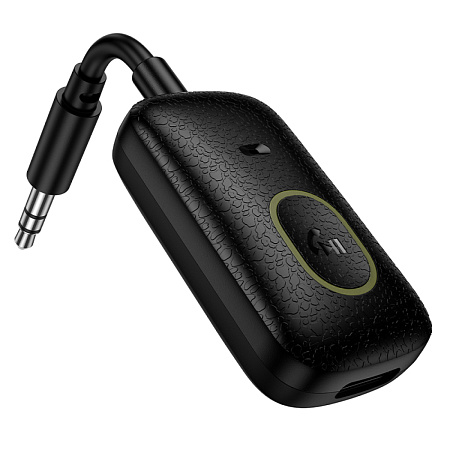 Bluetooth Receiver/transmitter в AUX, E151, HOCO, черный