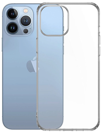 Чехол силиконовый для iPhone 13 Pro Max (6.7), Light series TPU, HOCO, прозрачный