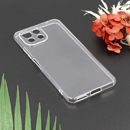 Чехол силиконовый для Xiaomi Mi 11 lite (5G), с защитой камеры, X-CASE, прозрачный